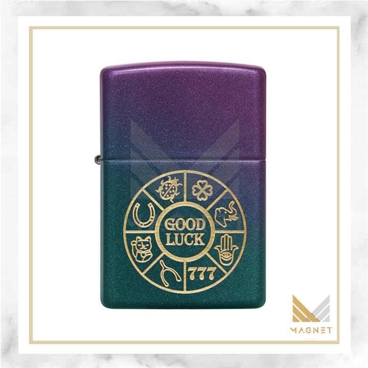 فندک زیپو کد 49399 LUCKY SYMBOLS DESIGN